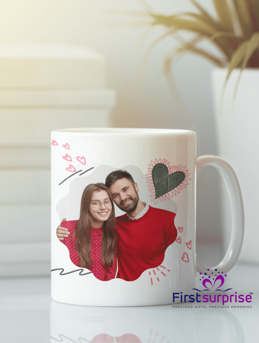 Love you to the moon and back personalized mug